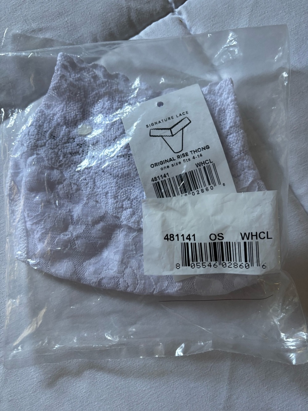 NWT Hanky Panky Bride Original Rise Thong